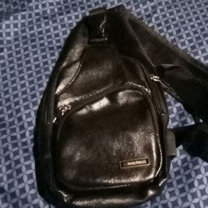 Men's Leather Cross-Body Bag